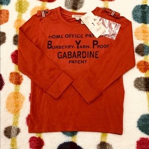 NWT Authentic Burberry Boys Or Girls Top